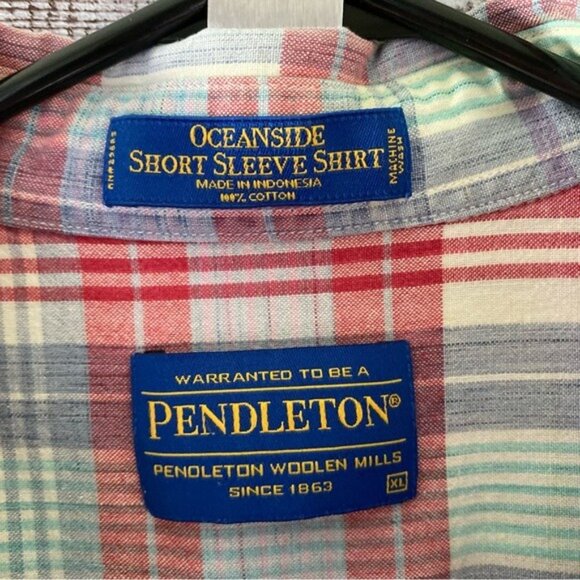 Pendleton Men's Oceanside Short-Sleeved Button-Down Shirt Size‎ XL - Picture 5 of 5